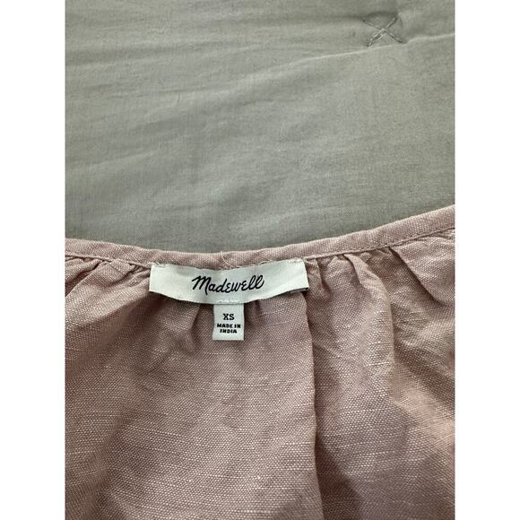Madewell Lorelei Mini Dress Linen sz XS - Picture 4 of 5